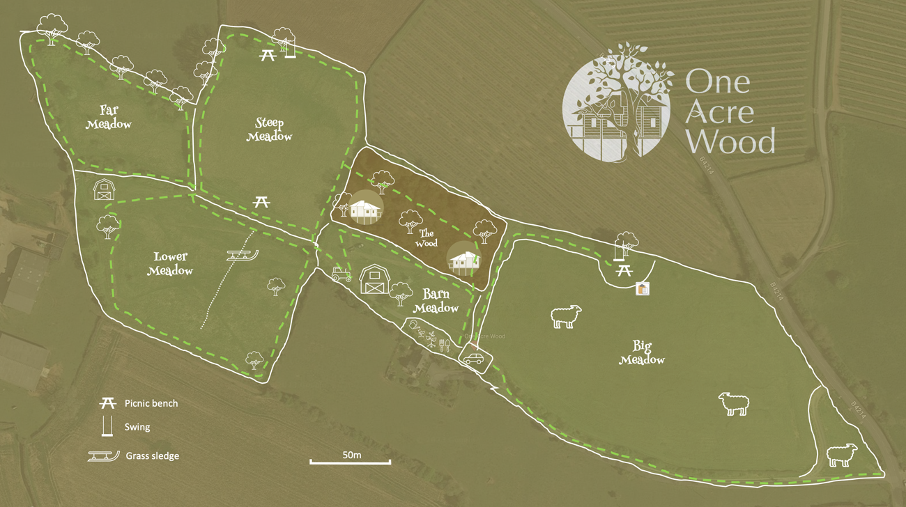 Map of One Acre Wood