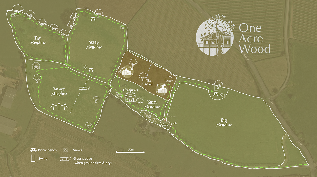 Map of One Acre Wood